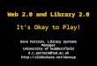ARCLib - Web 2.0 and Library 2.0