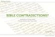 Bible Contradictions (TiS Version)
