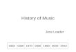 History of Music (1950 - 2010)