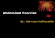 Abdominal exercise