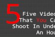 5 Videos Social Media Marketers Can Shoot In Under An Hour
