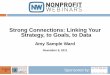 Strong Connections: Linking Your Strategy, to Goals, to Data
