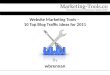 Website Marketing Tools – 10 Top Blog Traffic Ideas for 2011