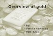Importance and strategies of gold a view By Varu Gaitonde