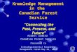Knowledge Management Program in the Canadian Forest Service