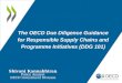 Introduction to the OECD Due Diligence Guidance for responsible mineral supply chains
