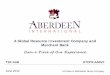 Aberdeen Corporate Presesentation