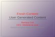 Fresh Content - User Generated Content and Search Visibility