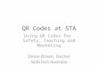 QR Codes at STA
