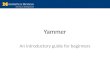Intro to Yammer
