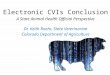 Dr. Keith Roehr - Perspective on the Use of Electronic Interstate Certificate of Veterinary Inspection