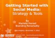 Self Service Government: Social Media Tools & Strategy