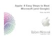 Apple 8 Easy Steps To Beat Microsoft