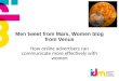 Online Advertising Theatre: Men tweet from Mars, Women blog from Venus