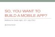 Building mobile apps with PhoneGap and Titanium appcelerator