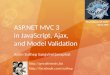ASP.NET MVC 3 in area of Javascript and Ajax improvement