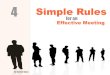 Four Simple Rules for an Effective Meeting Rules (kvaes.be)