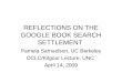 Reflections on the Google Book Search Settlement by Pamela Samuelson