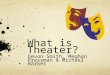 What Is Theater