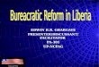 Liberia's  Bureacratic Reforms
