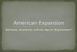 American Expansion and Reform