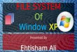 File system of windows xp