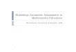Automatic Assessment In Math Education