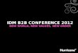 The IDM B2B Conference Social & Content Strategy 2012