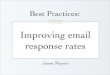 2b Increase email response rates AO community conference