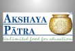 Akshaya Patra mid day meal in government schools