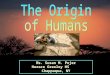 Origin of humans