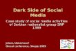 Nationalism and Social Media - Jelena Maksimovic @ Glocal: Inside Social Media
