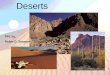Desert notes  Notes on world's deserts & organisms' adaptations to surviving them, with video links