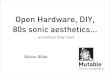 fOSSa2012- shruti - mutable instrument - open hardware diy 80s sonic aesthetics olivier gillet