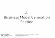 2013 Tekom Wiesbaden: A Business Model Generation Session