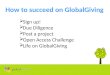 Feb. 19 #3 Succeeding On GlobalGiving