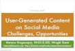 User-Generated Content on Social Media