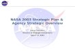 NASA 2003 Strategic Plan