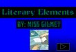 Edu290 Literary Elements