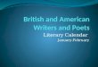 British and American Writers and Poets