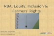 Ksf vbd.swallows.rba, equity, inclusion & farmers’