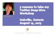 5 reasons to take Donna Papacosta's Twitter workshop