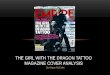 The girl with the dragon tattoo magazine cover analysis