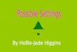 Setting by Hollie-Jade Higgins