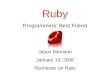 Rochester on Rails: Introduction to Ruby