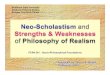 Neo Scholastism, Strenghts & Weaknesses Of Realism