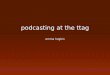 Intro to podcasting