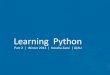 Learning python - part 2 - chapter 6