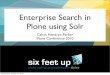 Enterprise search in plone using solr