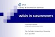 Wikis in Newsrooms